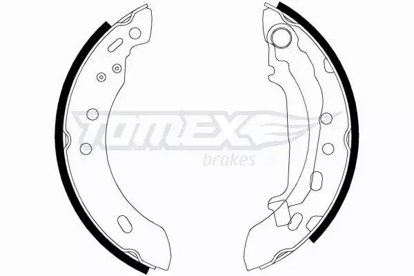 TOMEX BRAKES SZCZĘKI HAMULCOWE TX 21-47 