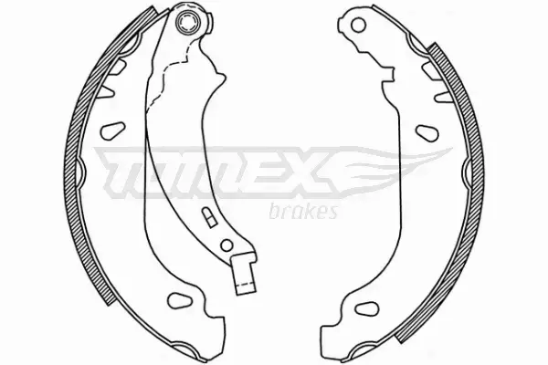 TOMEX BRAKES SZCZĘKI HAMULCOWE TX 21-52 