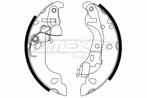 TOMEX BRAKES SZCZĘKI HAMULCOWE TX 21-58 