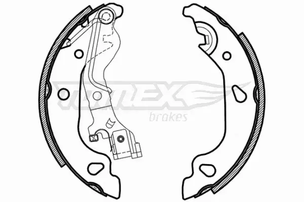 TOMEX BRAKES SZCZĘKI HAMULCOWE TX 21-59 