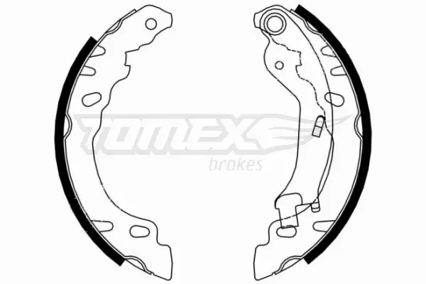 TOMEX BRAKES SZCZĘKI HAMULCOWE TX 21-61 