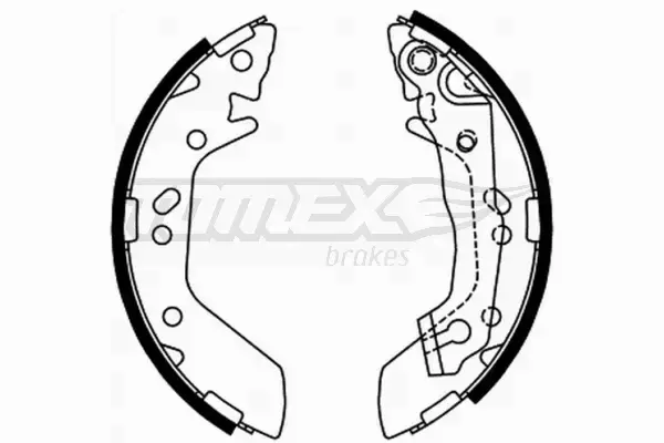 TOMEX BRAKES SZCZĘKI HAMULCOWE TX 21-70 