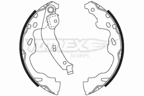 TOMEX BRAKES SZCZĘKI HAMULCOWE TX 21-82 