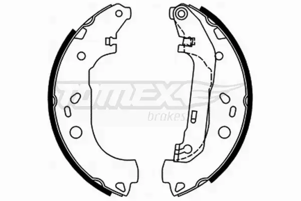 TOMEX BRAKES SZCZĘKI HAMULCOWE TX 21-87 