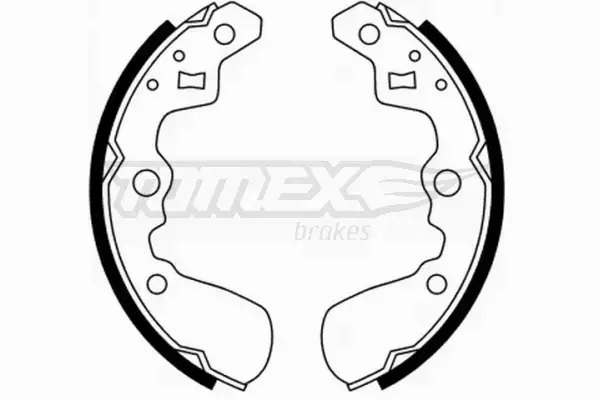 TOMEX BRAKES SZCZĘKI HAMULCOWE TX 21-89 