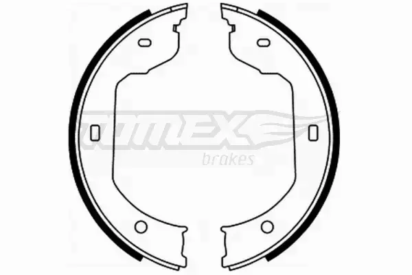 TOMEX BRAKES SZCZĘKI HAMULCOWE TX 21-90 