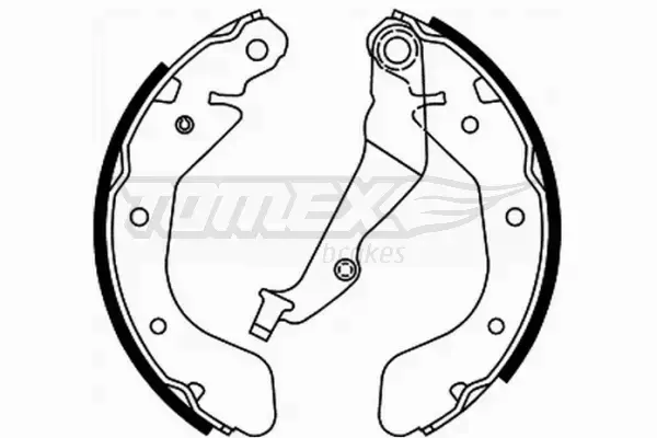 TOMEX BRAKES SZCZĘKI HAMULCOWE TX 21-93 