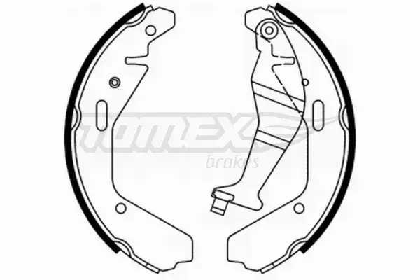 TOMEX BRAKES SZCZĘKI HAMULCOWE TX 21-94 