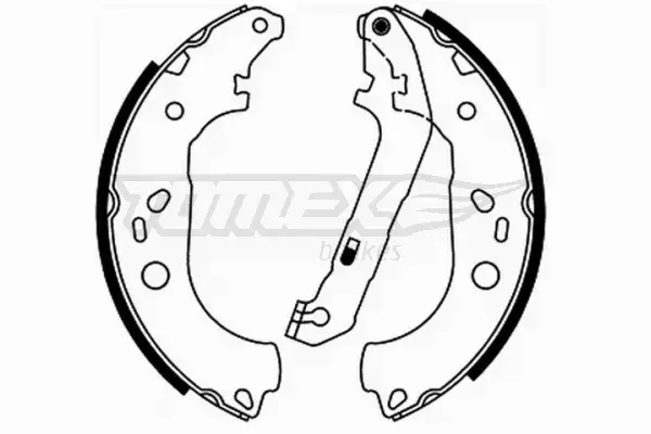 TOMEX BRAKES SZCZĘKI HAMULCOWE TX 21-95 