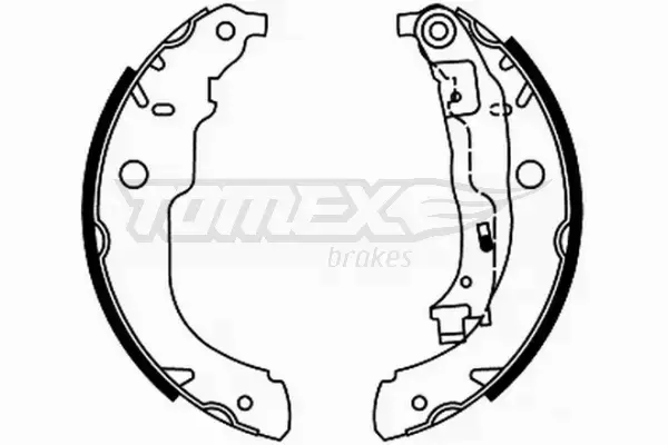 TOMEX BRAKES SZCZĘKI HAMULCOWE TX 21-96 