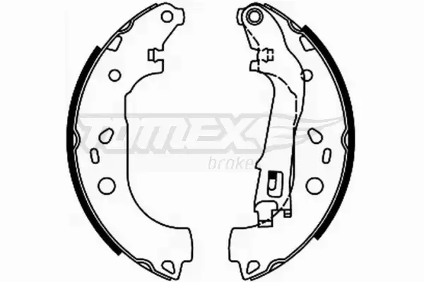 TOMEX BRAKES SZCZĘKI HAMULCOWE TX 21-98 