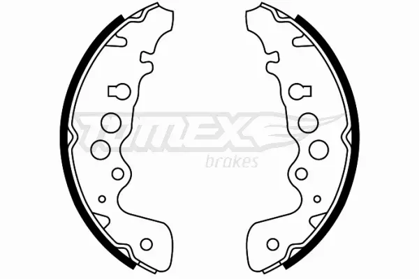 TOMEX BRAKES SZCZĘKI HAMULCOWE TX 22-04 