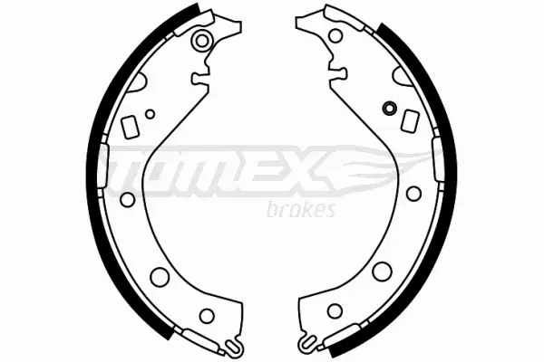 TOMEX BRAKES SZCZĘKI HAMULCOWE TX 22-07 