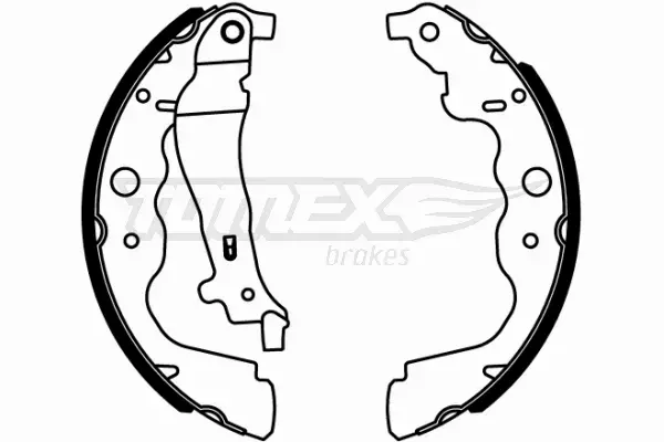 TOMEX BRAKES SZCZĘKI HAMULCOWE TX 22-18 