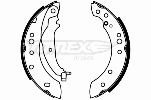 TOMEX BRAKES SZCZĘKI HAMULCOWE TX 22-21 