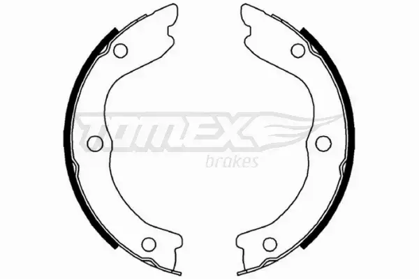 TOMEX BRAKES SZCZĘKI HAMULCOWE TX 22-30 