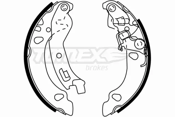 TOMEX BRAKES SZCZĘKI HAMULCOWE TX 22-36 