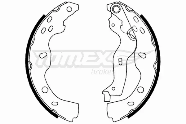 TOMEX BRAKES SZCZĘKI HAMULCOWE TX 22-38 