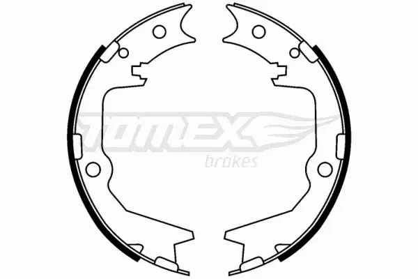 TOMEX BRAKES SZCZĘKI HAMULCOWE TX 22-39 