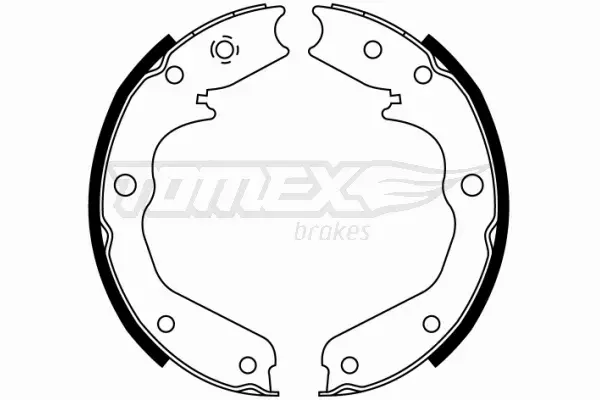 TOMEX BRAKES SZCZĘKI HAMULCOWE TX 22-43 