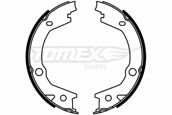 TOMEX BRAKES SZCZĘKI HAMULCOWE TX 22-68 