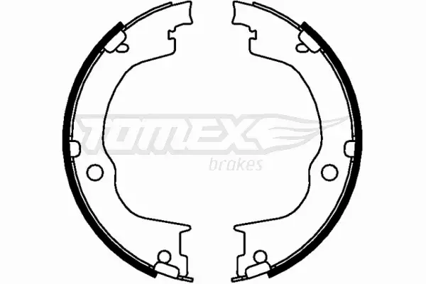 TOMEX BRAKES SZCZĘKI HAMULCOWE TX 22-77 