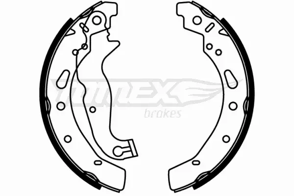 TOMEX BRAKES SZCZĘKI HAMULCOWE TX 22-80 