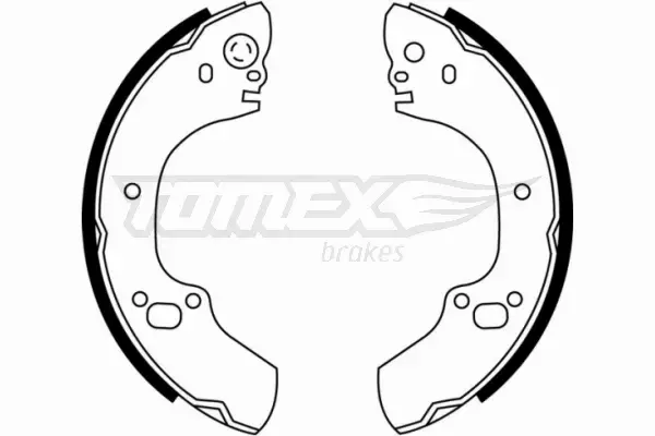 TOMEX BRAKES SZCZĘKI HAMULCOWE TX 22-88 