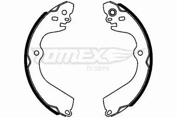 TOMEX BRAKES SZCZĘKI HAMULCOWE TX 23-07 