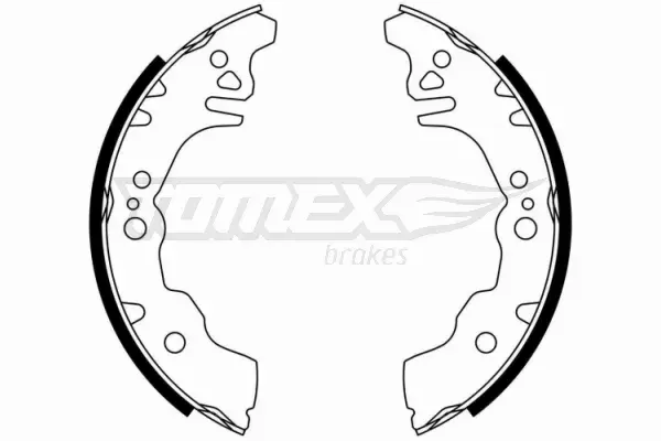 TOMEX BRAKES SZCZĘKI HAMULCOWE TX 23-08 