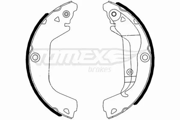 TOMEX BRAKES SZCZĘKI HAMULCOWE TX 23-20 