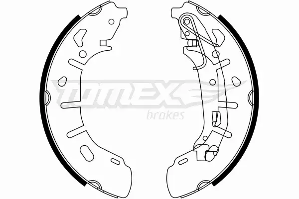 TOMEX BRAKES SZCZĘKI HAMULCOWE TX 23-21 