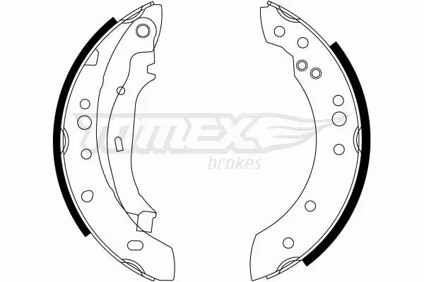 TOMEX BRAKES SZCZĘKI HAMULCOWE TX 23-23 