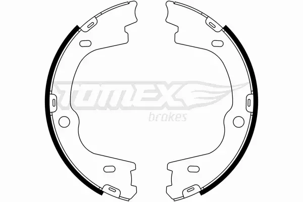 TOMEX BRAKES SZCZĘKI HAMULCOWE TX 23-27 