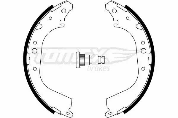 TOMEX BRAKES SZCZĘKI HAMULCOWE TX 23-35 