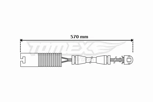 TOMEX BRAKES CZUJNIK KLOCKÓW TX 30-31 