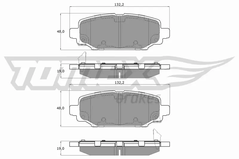 TOMEX BRAKES KLOCKI HAMULCOWE TX 60-03 