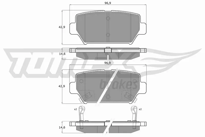 TOMEX BRAKES KLOCKI HAMULCOWE TX 60-16 