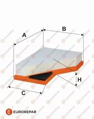 EUROREPAR FILTR POWIETRZA 1611155380 