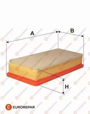 EUROREPAR FILTR POWIETRZA 1612865980 