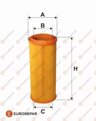 EUROREPAR FILTR POWIETRZA 1611156580 