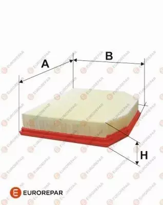 EUROREPAR FILTR POWIETRZA 1612865780 