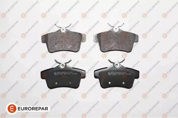 EUROREPAR KLOCKI HAMULCOWE TYŁ CITROEN C4 II DS4 DS5 PEUGEOT 3008 5008 508 