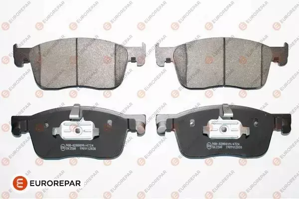 EUROREPAR KLOCKI HAMULCOWE PRZÓD CITROEN OPEL PEUGEOT 1675991780 