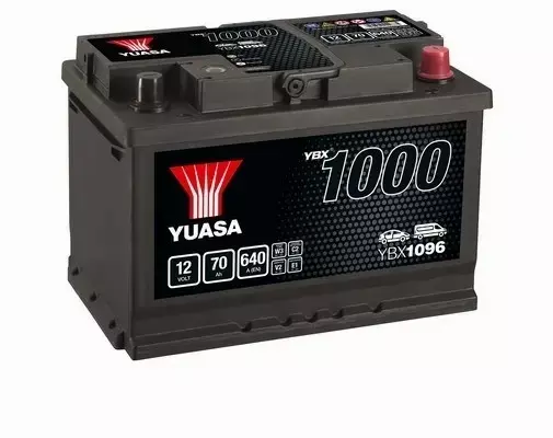 YUASA AKUMULATOR 12V 70Ah 640A YBX1096 P+ 