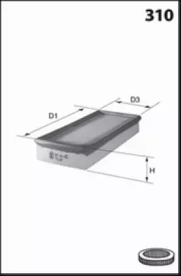 MISFAT FILTR POWIETRZA BMW 1 F20 F21 2 F22 F23 