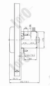 ABAKUS WENTYLATOR CHŁODNICY 053-014-0002 