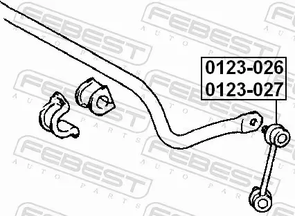 FEBEST ŁĄCZNIK STABILIZATORA 0123-026 