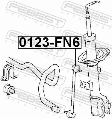 FEBEST ŁĄCZNIK STABILIZATORA 0123-FN6 