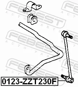 FEBEST ŁĄCZNIK STABILIZATORA 0123-ZZT230F 